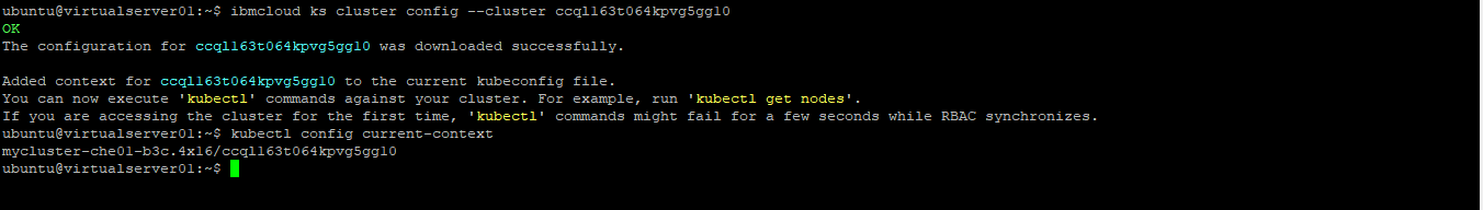 Output of Command IKSConnect